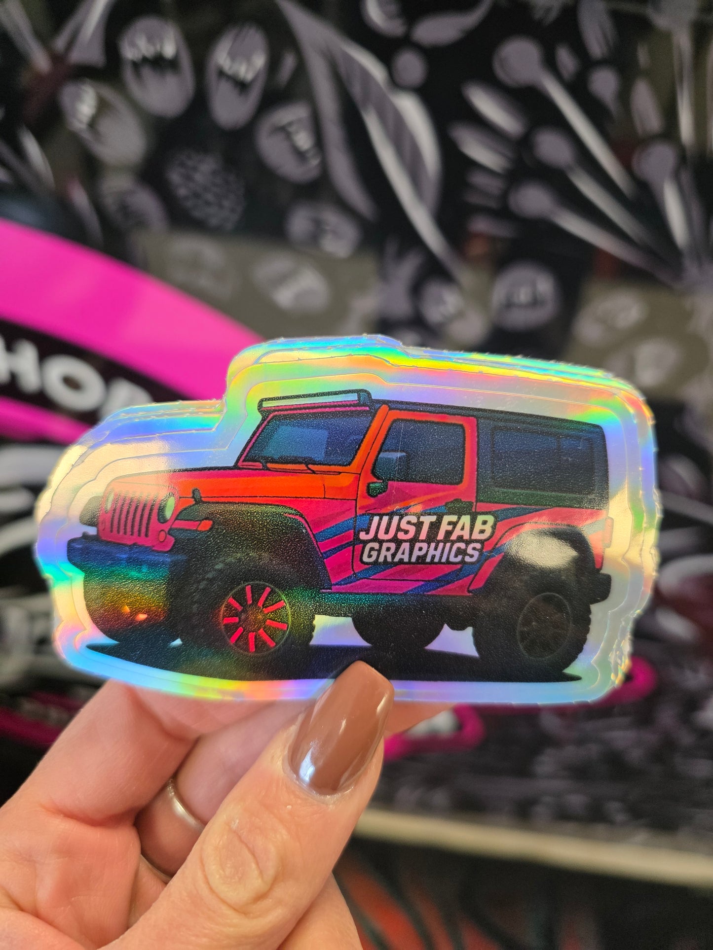 Holographic Stickers