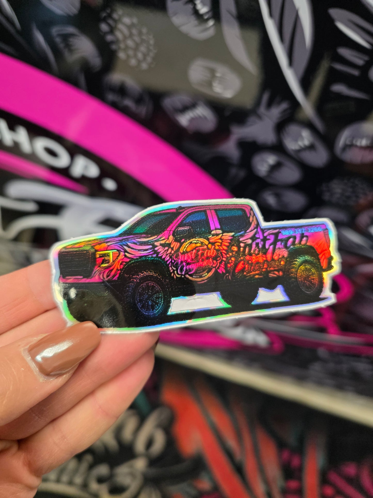 Holographic Stickers