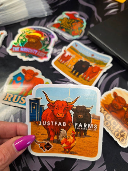 Just Fab Farms Sticker Pack